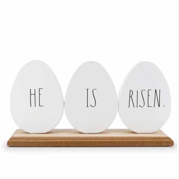Rae Dunn "He Is Risen" Easter Sign - Picture 1 of 4